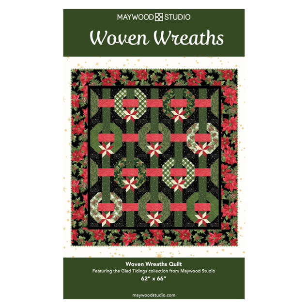 Woven Wreaths Quilt Free Pattern Image