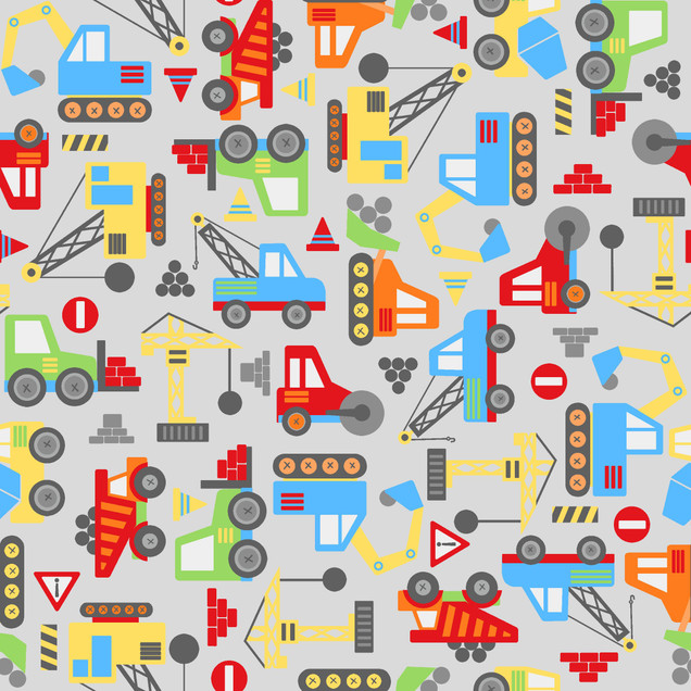 Playtime Flannel Basics MASF10453-K Gray Maywood Studio Fabric Image