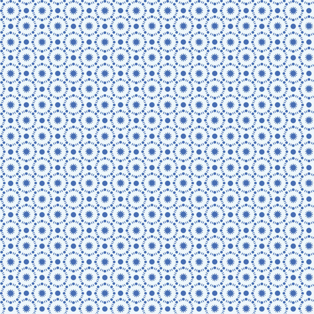 All Our Hearts MAS10517-B Blue Maywood Studio Fabric Image