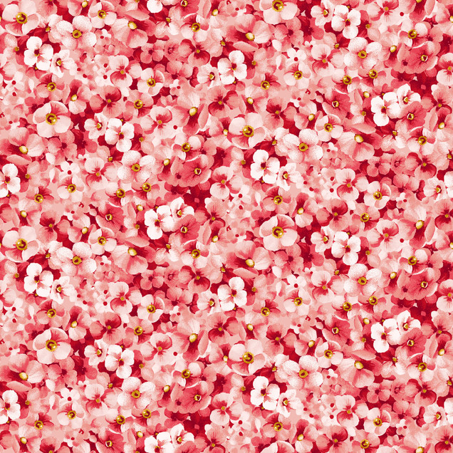 Windflower MAS10643-P Pink Maywood Studio Fabric Images