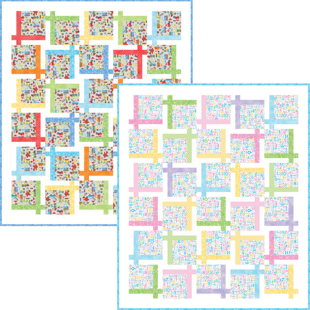 Playtime Flannel Basics Corners Quilt Project Image