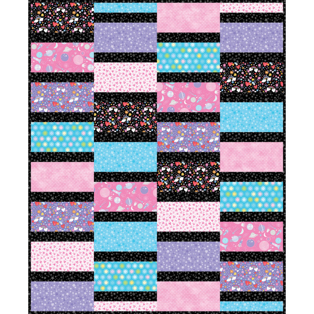 Playtime Flannel Basics Underline Quilt Project Image