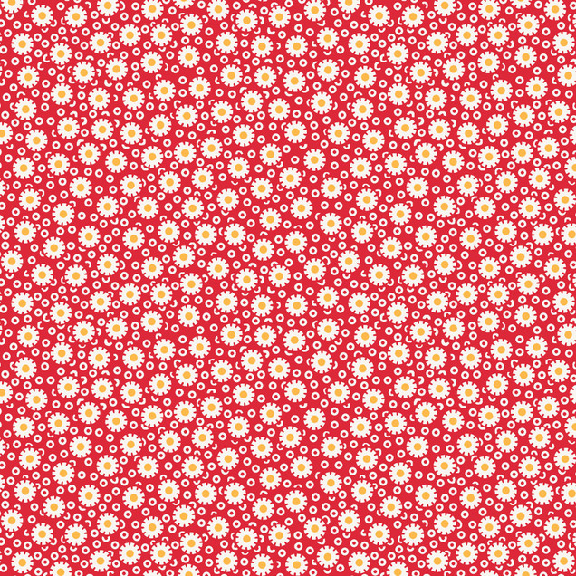 Dilly Dally MAS10784-R Red  Maywood Studio Fabric Image