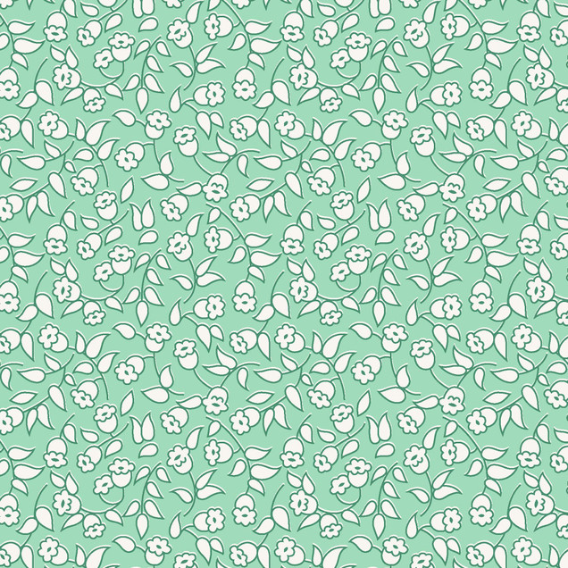Dilly Dally MAS10785-G Green  Maywood Studio Fabric Image
