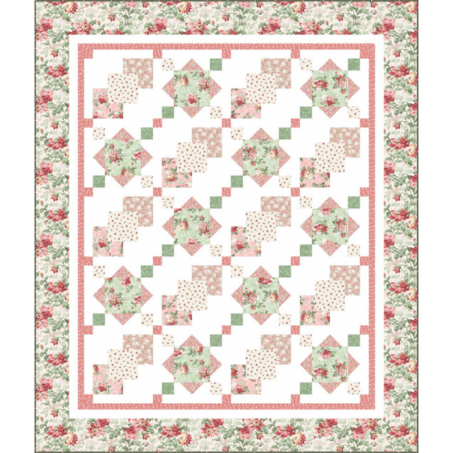 Regal Rose Inside the Quad Quilt Project Image