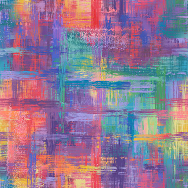 Colorfield 108" Quilt Backs MASQBD650-Z Rainbow/Multi Maywood Studio Fabric Image
