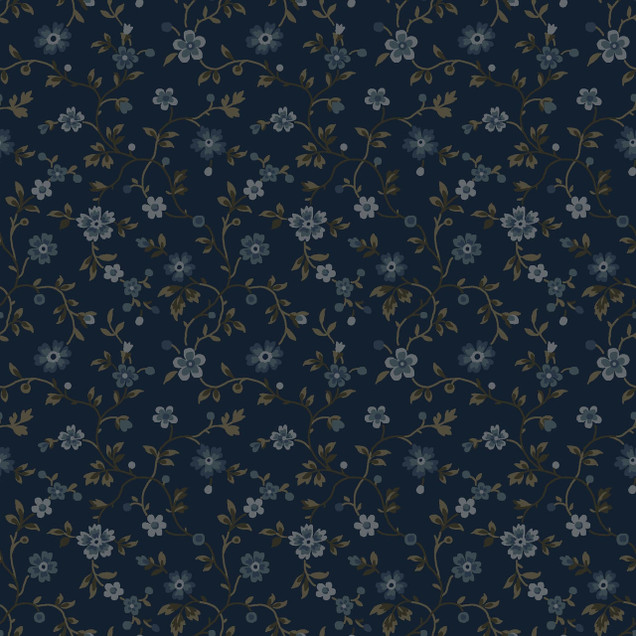 Dark & Stormy MAS10442-N Navy Maywood Studio Fabric Image