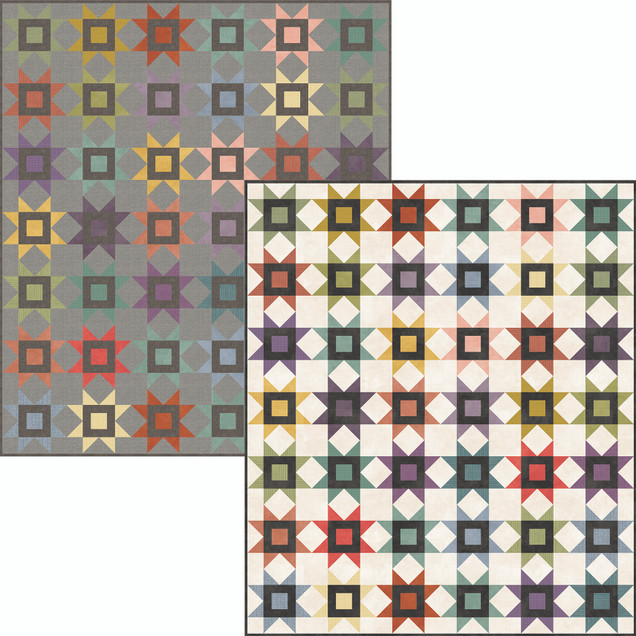 Woolies Flannel Sorbetto Stars Quilt Sorbetto Vol 2 Project Image