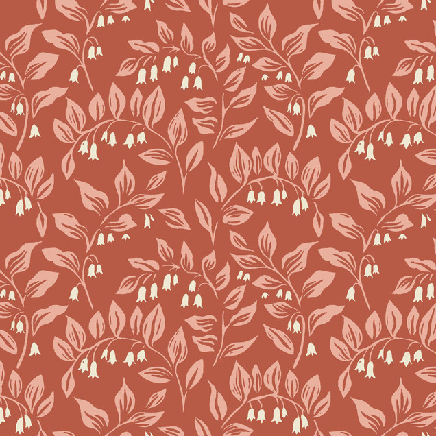 Cottage Flowers MAS10832-PR Pink/Red  Susie Hetherington