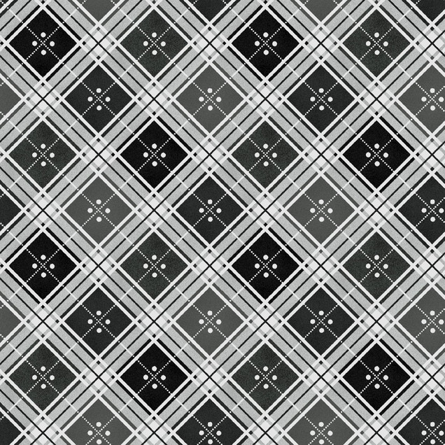 Garden Picnic MAS10774-J Black Maywood Studio Fabric Image