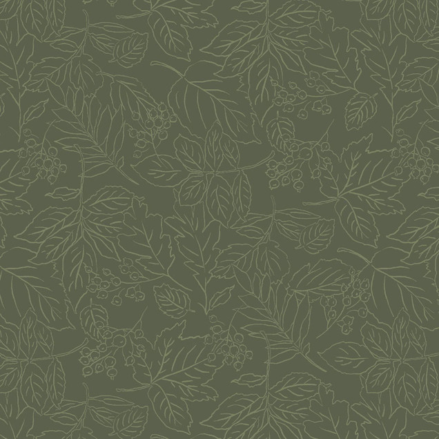 Rustle MAS10817-G Green Maywood Studio Fabric Image