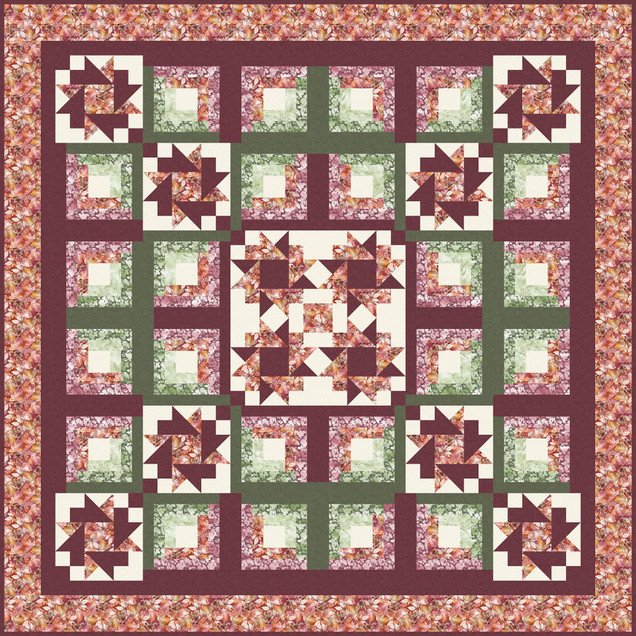 Rustle Cabin Crossing Quilt Project Image