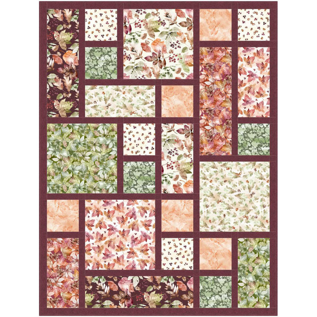 Rustle Scattered Quarter Tiles Quilt Project Image