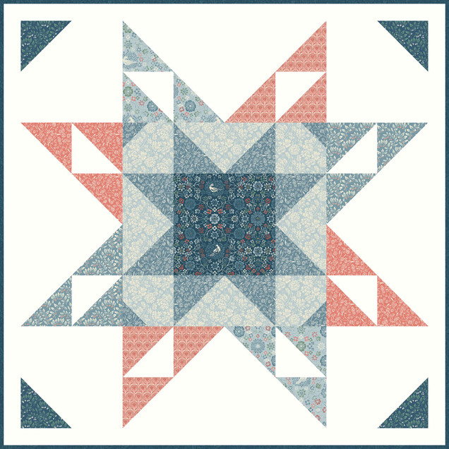 Cottage Flowers Fox Hollow Quilt Project Image