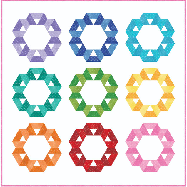 Beautiful Basics Whirling Quilt Project Image