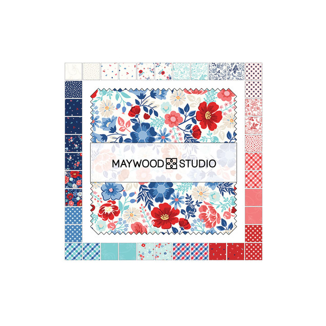 Star-Spangled Beauty CP-MASSTAR  Kimberbell Fabric Image