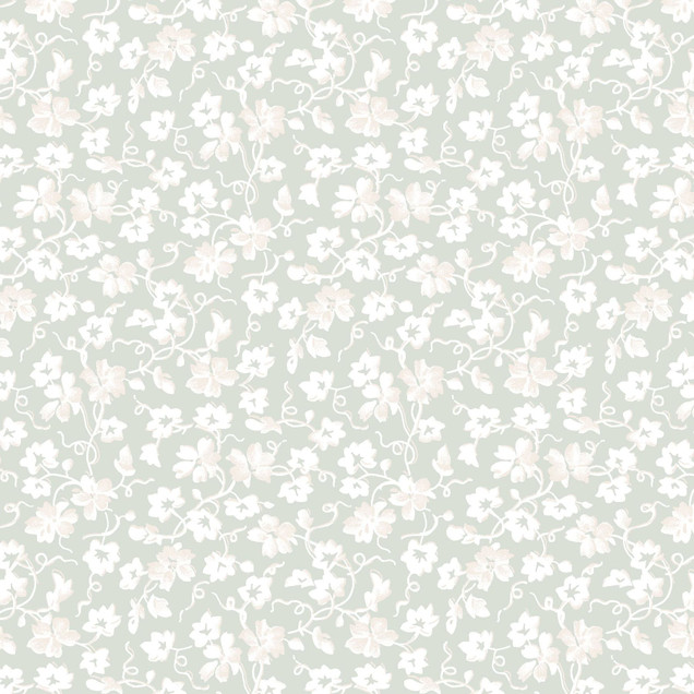 La Fleur Flannel MASF10995-G Green Maywood Studio Fabric Image