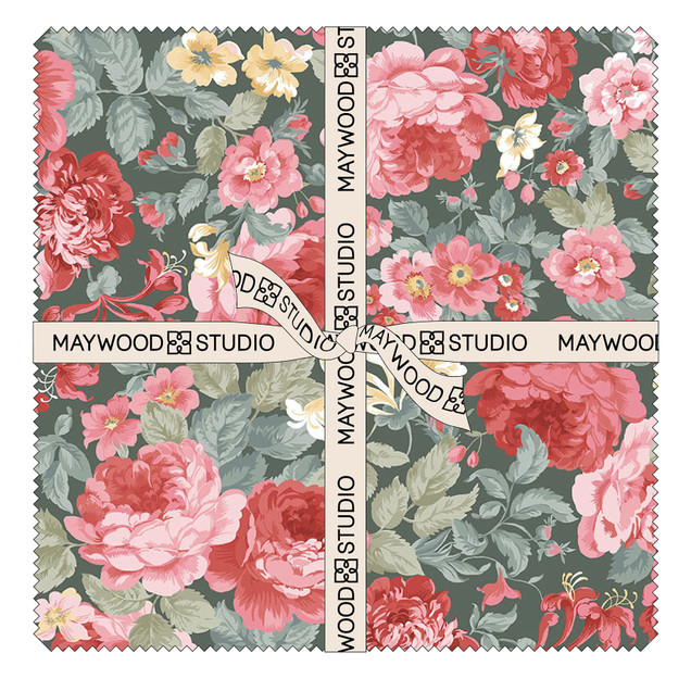La Fleur Flannel SQ-MASLAFF  Maywood Studio Precut Image