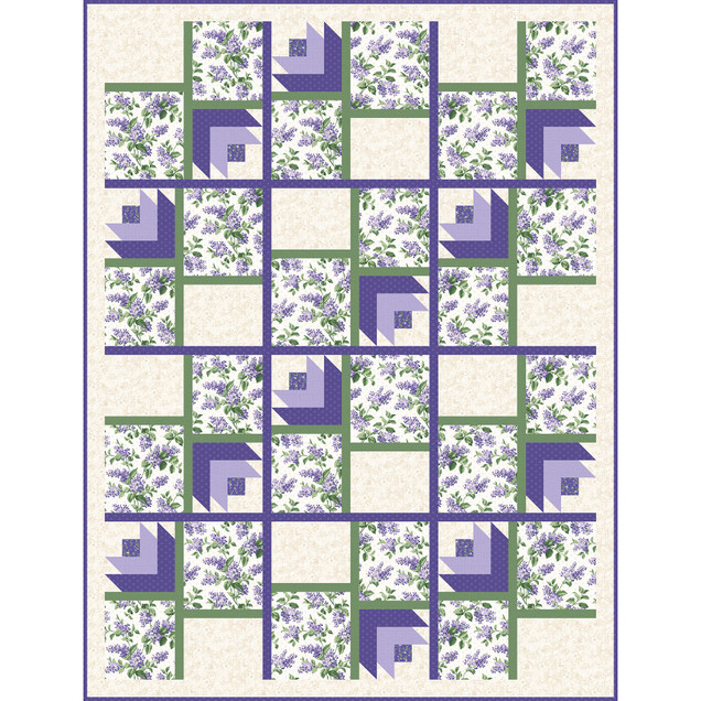 Lilac Lane Garden Oasis Quilt Project Image