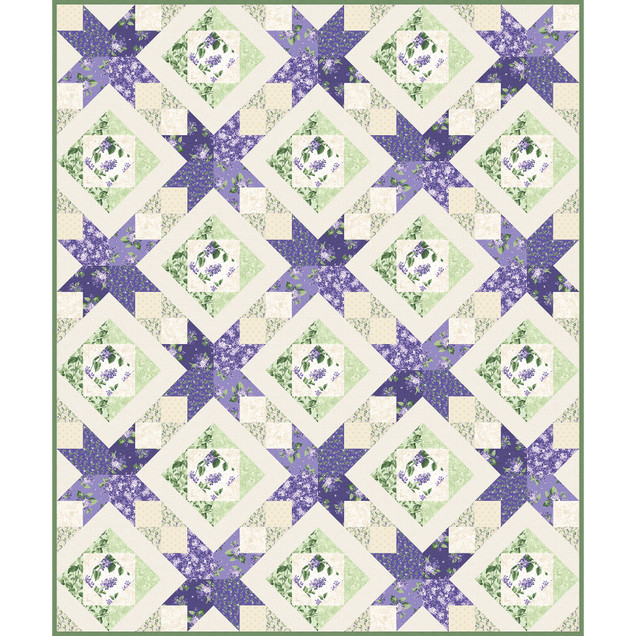 Lilac Lane Lovely Lilacs Quilt Project Image