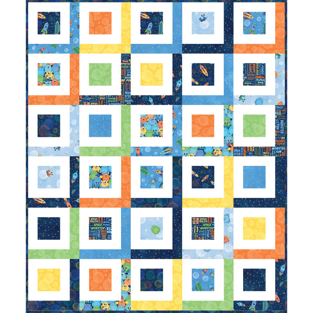 Space Monsters Neenah Quilt Project Image