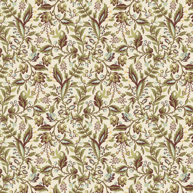 French Market MAS11042-E Cream Jera Brandvig Fabric Image