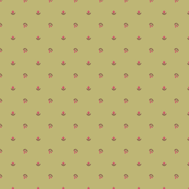 French Market MAS11044-G Green Jera Brandvig Fabric Image