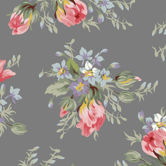 Marlowe MAS10941-K Gray Maywood Studio Fabric Image