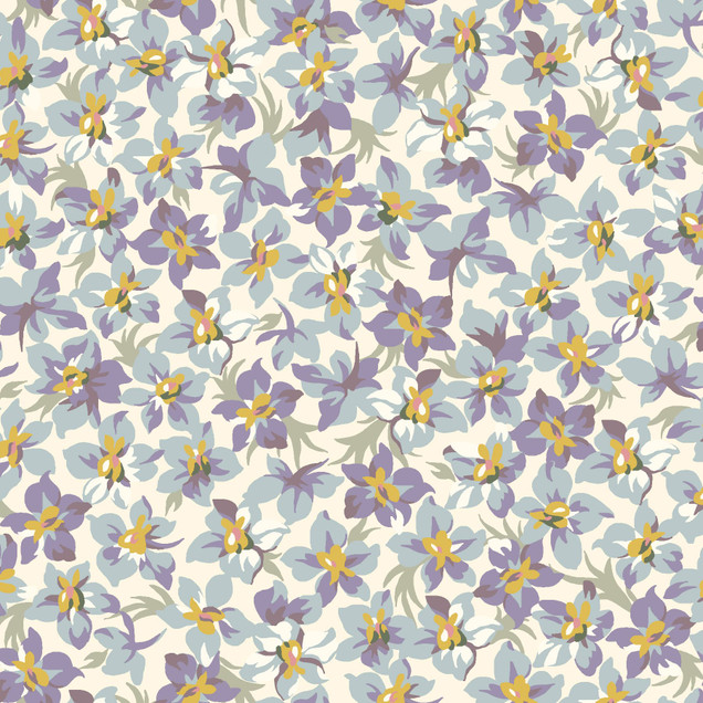 Marlowe MAS10944-E Cream Maywood Studio Fabric Image