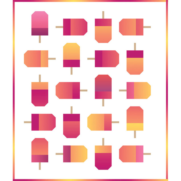 Gelato Juice Pops Quilt Project Image