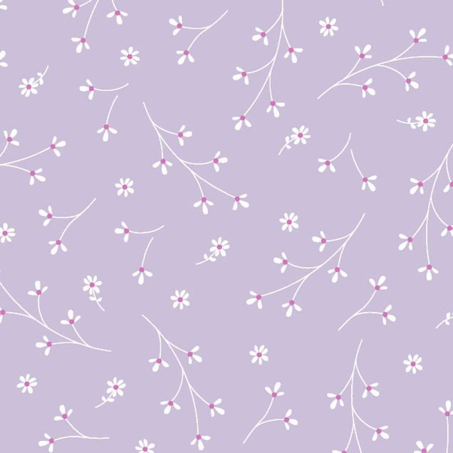 Kimberbell Basics Flannel MASF8260-V2 Violet Kimberbell Fabric Image