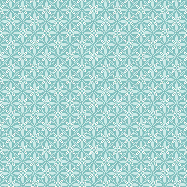 Kimberbell Basics Flannel MASF9396-Q Aqua Kimberbell Fabric Image
