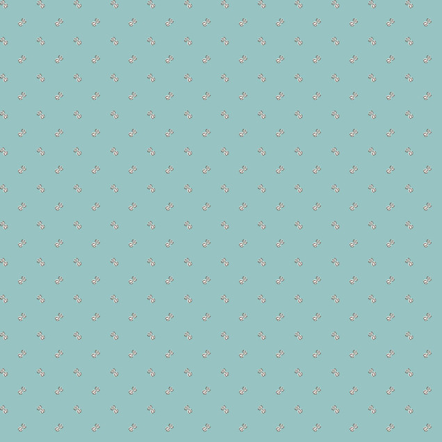 Terrace Blooms MAS10826-B Blue Maywood Studio Fabric Image
