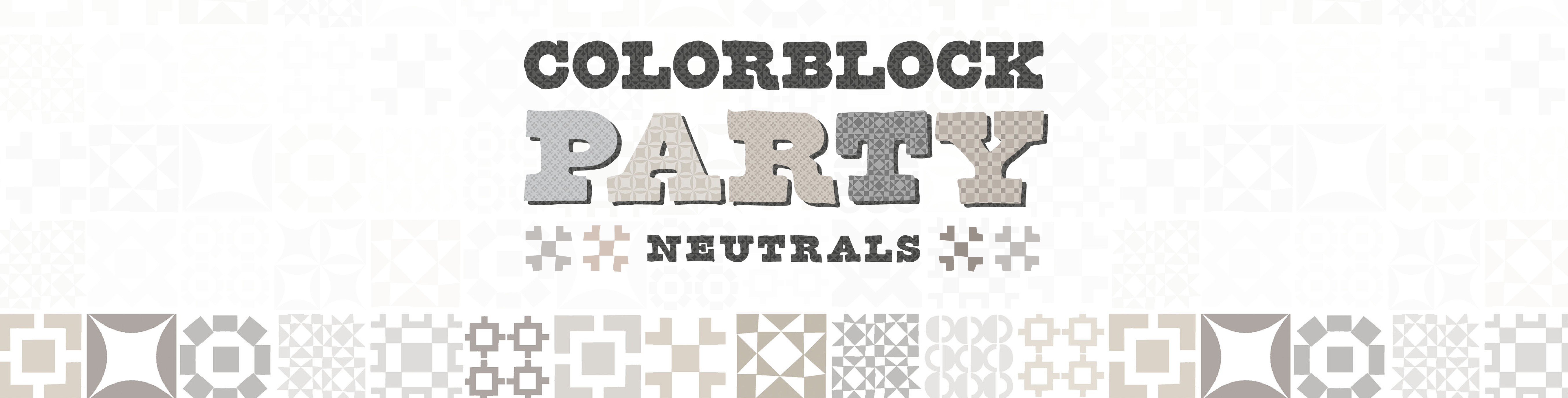 Colorblock Party Neutrals banner image