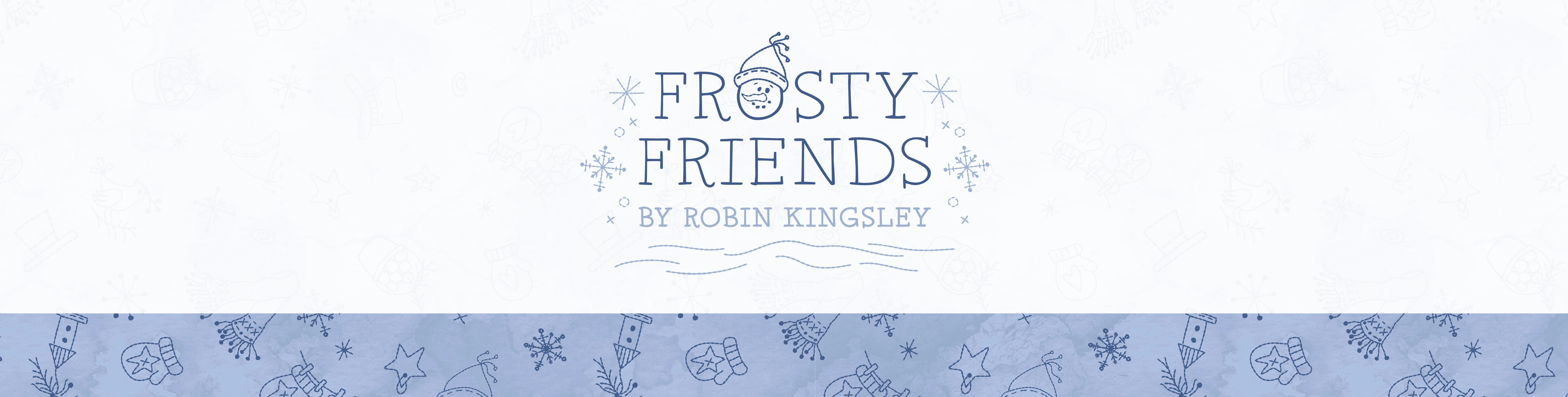Frosty Friends fabric collection image