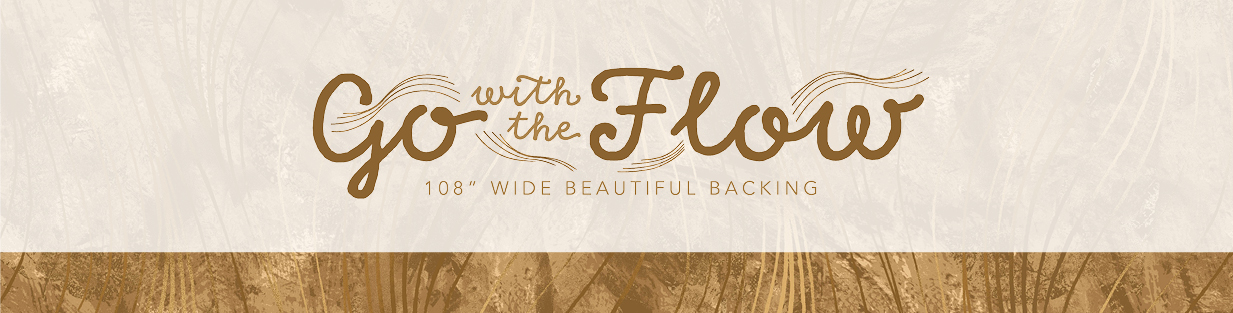 Go With the Flow 108" Backing Collection Header Image
