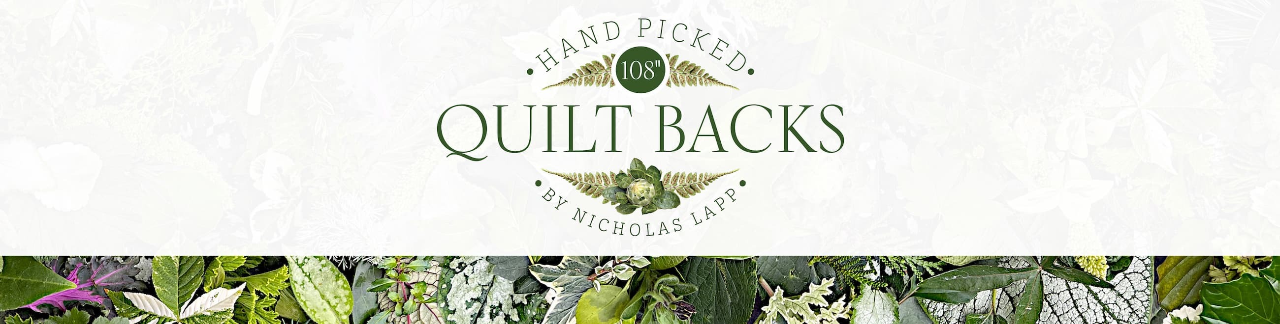 Hand Picked: Quilt Backs Collection Image
