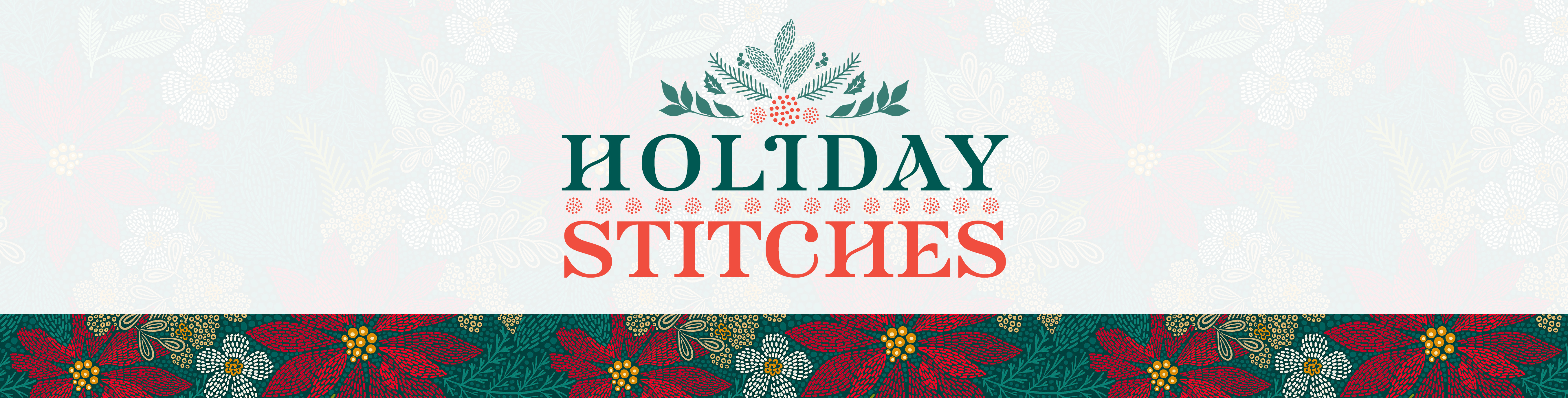Holiday Stitches Collection banner Holiday Stitches Collection banner
