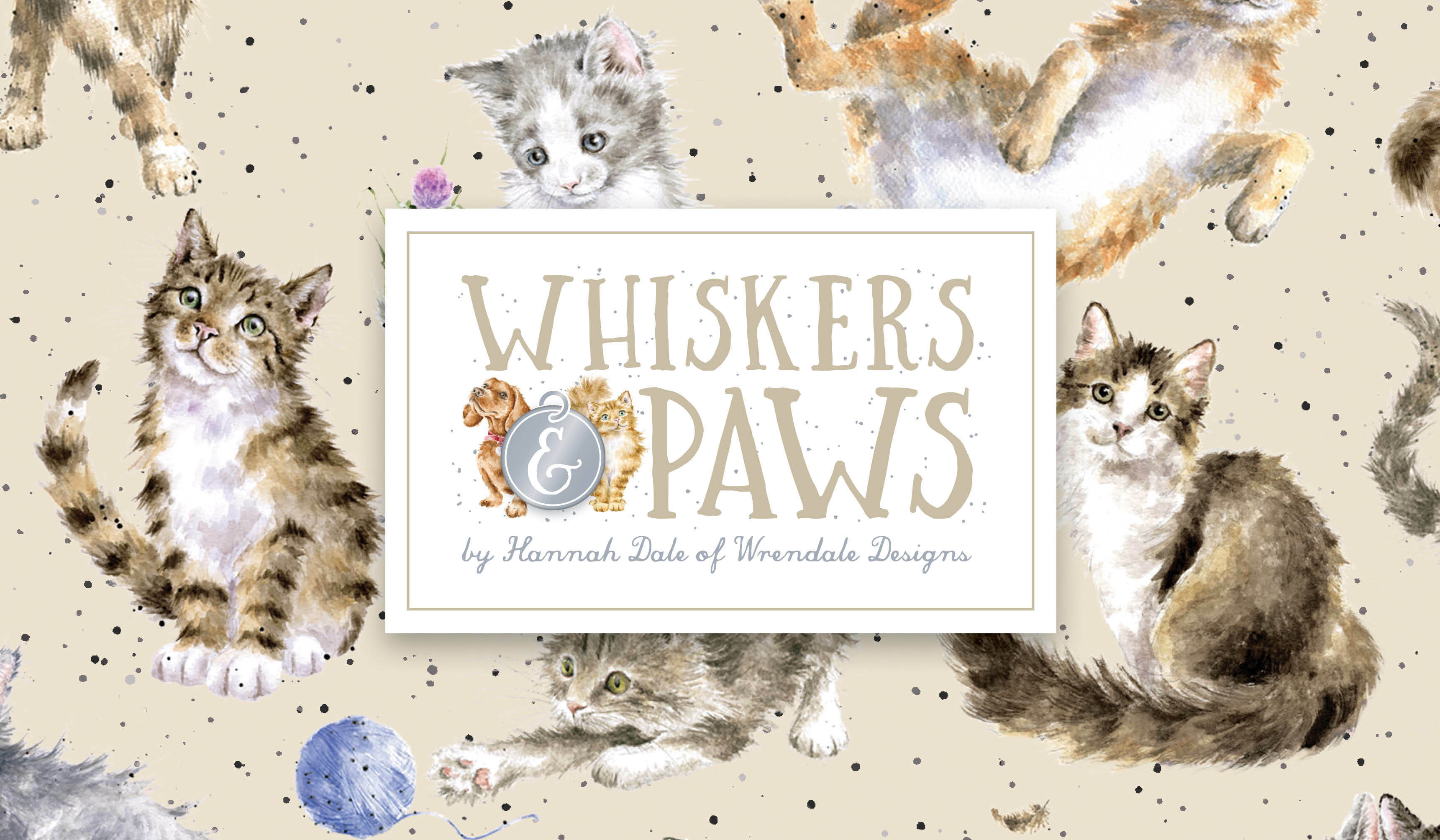 Whiskers & Paws by Hannah Dale for Maywood Studio