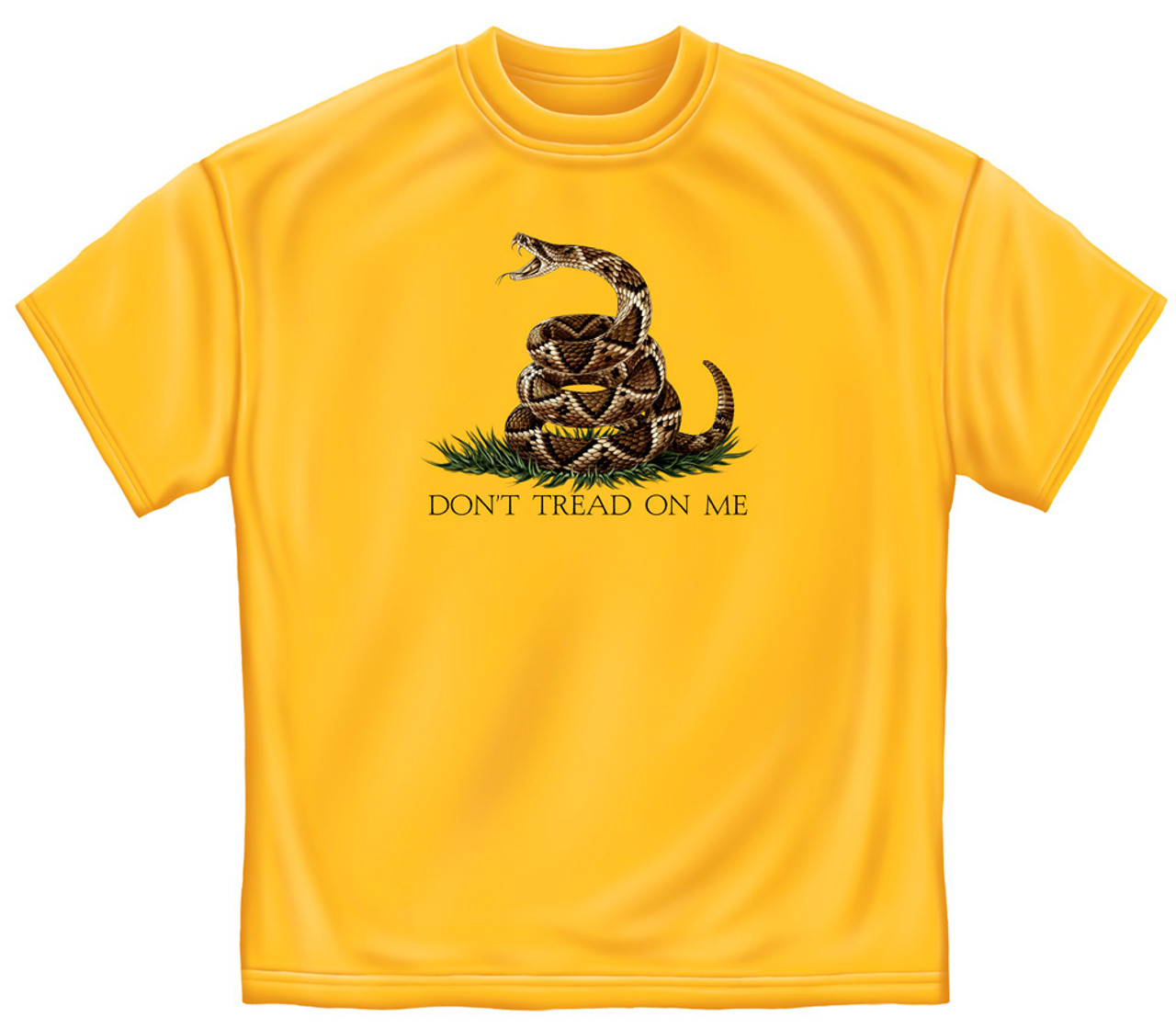 Don T Tread On Me Yellow T Shirt The Emergency Mall