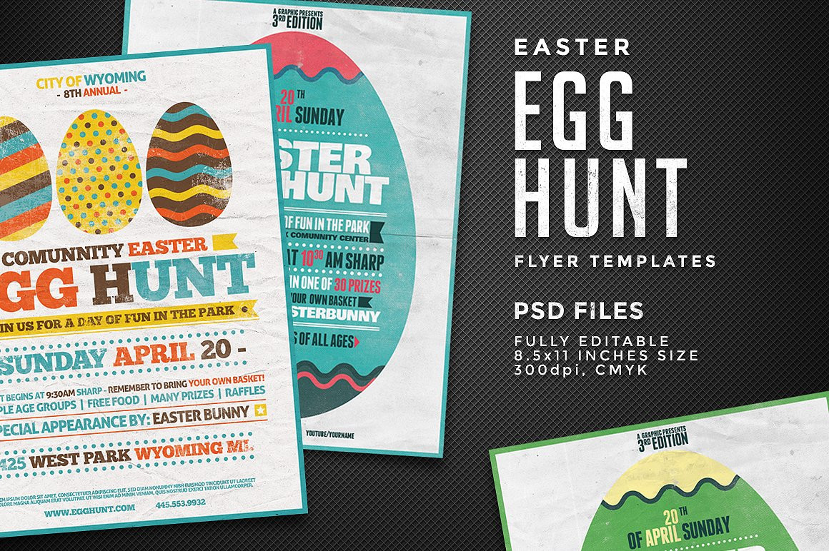 Egg Hunt Flyer Templates