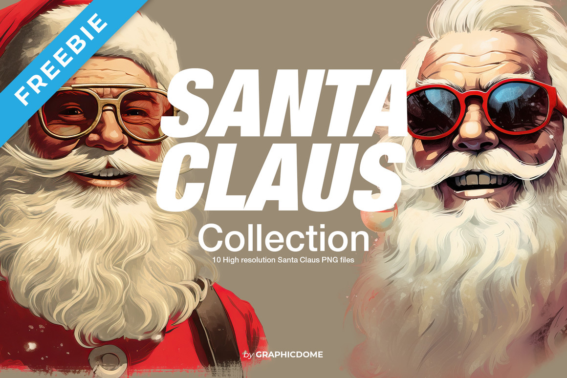 Elevate your holiday designs with FREE high-resolution Santa Claus watercolor, transparent PNGs. Perfect for Christmas cards and festive graphics.