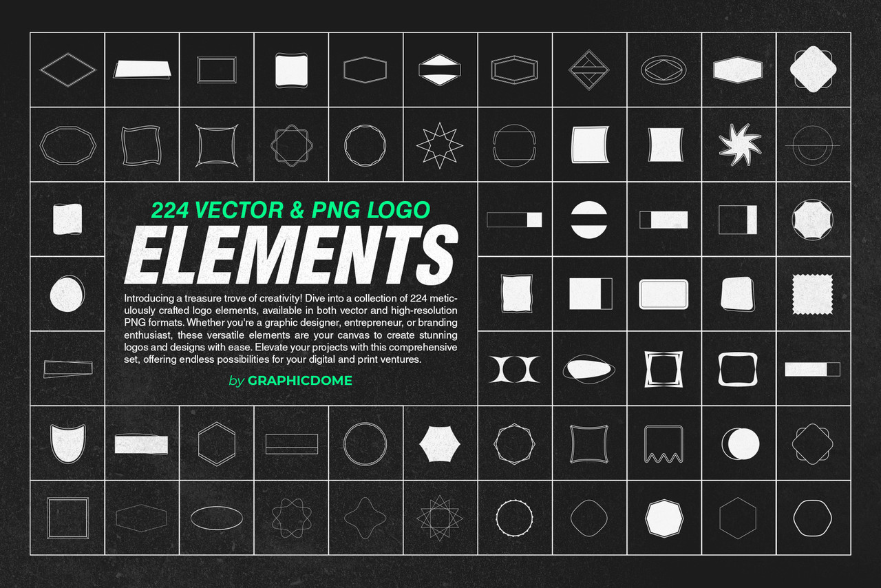 element logo stencil