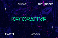 20 Modern and Futuristic Decorative Fonts