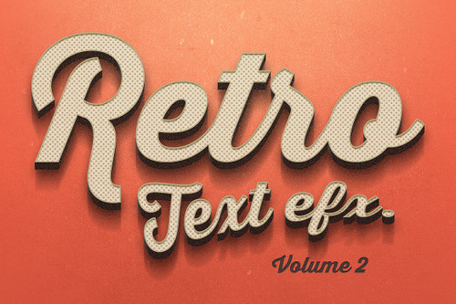 Vintage Text Effects Vol.2