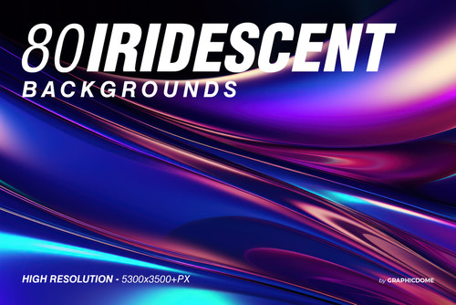 80 Iridescent Abstract Background