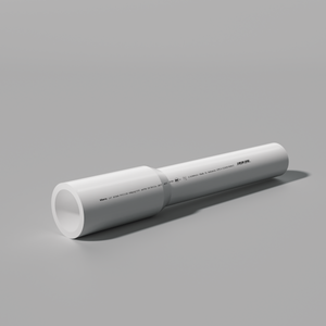 1/2 in. x 20 ft. PVC Schedule 40 DWV Pressure Pipe - Bell End