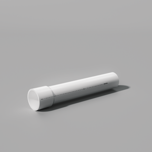 1-1/4 in. x 20 ft. PVC Schedule 40 DWV Pressure Pipe - Bell End