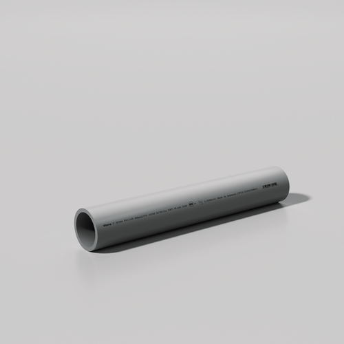 2 in. x 20 ft. PVC Schedule 80 Pressure Pipe - Plain End