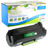 Fuzion Lexmark 50F1X00 Remanufactured Toner Extra High Yield - Black Fuzion Lexmark 50F1X00 Remanufactured Toner Extra High Yield - Black